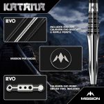 Dart szett steel Mission Katana 22g, 95% wolfram