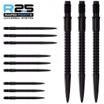 Darts fémhegy Mission R2.5 Rapid Points - GV1 fekete, 30mm