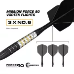 Dart szett steel Mission RD Astro, 22g 95% wolfram