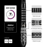 Dart szett steel Mission RD Quantum, 23g 95% wolfram