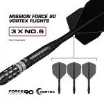 Dart szett steel Mission RD Quantum, 23g 95% wolfram