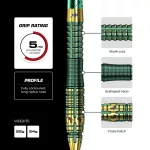 Dart szett steel Mission RD Devon Petersen, 22g 95% wolfram