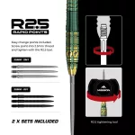 Dart szett steel Mission RD Devon Petersen, 24g 95% wolfram