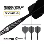 Dart szett steel Mission RD Cameron Carolissen, 21g 95% wolfram