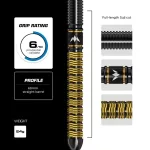 Dart szett steel Mission RD Jake Kenyon, 24g 95% wolfram