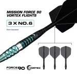 Dart szett steel Mission RD Neptune, 21g 95% wolfram