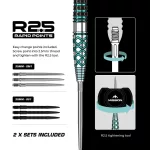 Dart szett steel Mission RD Neptune, 21g 95% wolfram