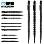 Darts fémhegy Mission R2.5 Rapid Points - SC1 fekete, 40mm