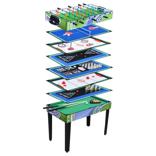Multifunkciós játékasztal 12 az egyben (tájfun, biliárd, csocsó, pingpong, stb) 4'-es méret
