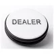 Dealer zseton fekete/fehér xl