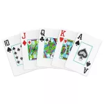 Bridge kártya 100% plasztik, Copag Neo Piros-Zöld dupla pakli