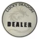 Dealer zseton Lucky Dragon kerámia