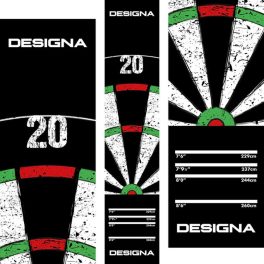 Darts puha szőnyeg Designa 20-as szektor 290×60cm