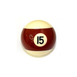 Pool biliárd golyó, 57,2mm 15-ös