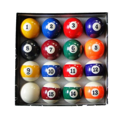 Golyókészlet Pool biliárd 57,2mm-es A minőség
