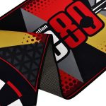 Dart puha szőnyeg ONE80 Poly, logó, 70 cm széles