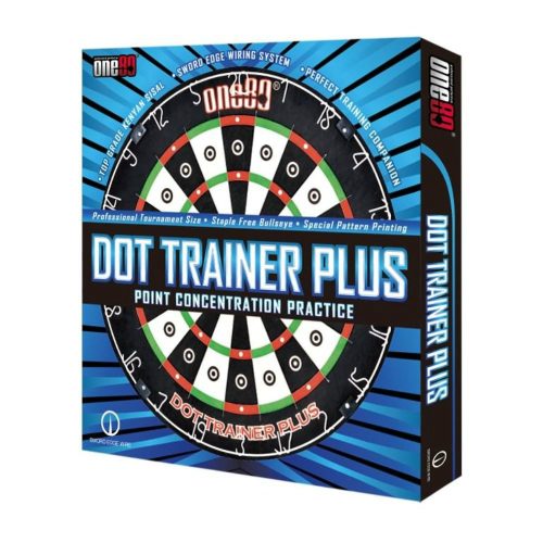 Darts tábla sisalból, ONE80 dot Trainer gyakorló tábla, háromszögletű dróttal