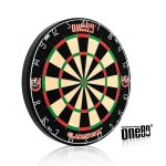 Dart tábla Gladiator 3+ ONE80, verseny minőségű, élezett dróttal, WDF, sisalból