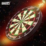 Dart tábla Gladiator 3+ ONE80, verseny minőségű, élezett dróttal, WDF, sisalból