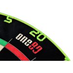 Dart tábla One80 Gladiator 4, verseny minőségű, élezett dróttal sisalból