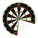 Dart tábla One80 Gladiator 4, verseny minőségű, élezett dróttal sisalból