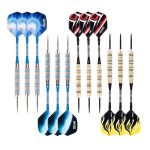 Darts steel készlet One80 brass,12 db nyíllal, kiegészítőkkel
