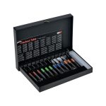 Darts steel készlet One80 Elmar Paulke, brass,12 db nyíllal, kiegészítőkkel