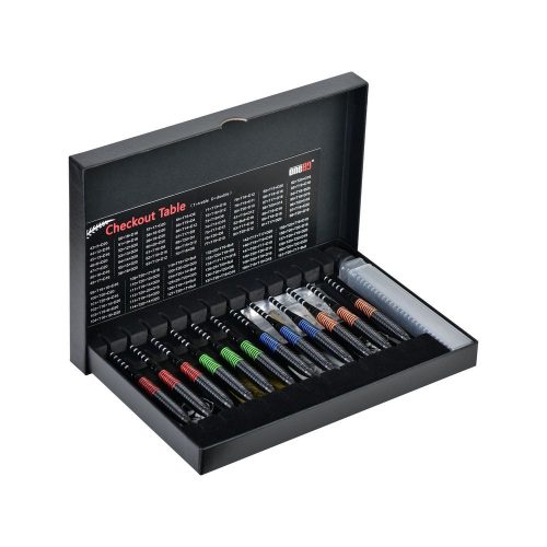 Darts soft készlet One80 Elmar Paulke, brass, 12 db nyíllal, kiegészítőkkel