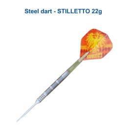 Steel dart szett STILLETTO 22g, 95% wolfram - ONE80 Sword edge széria
