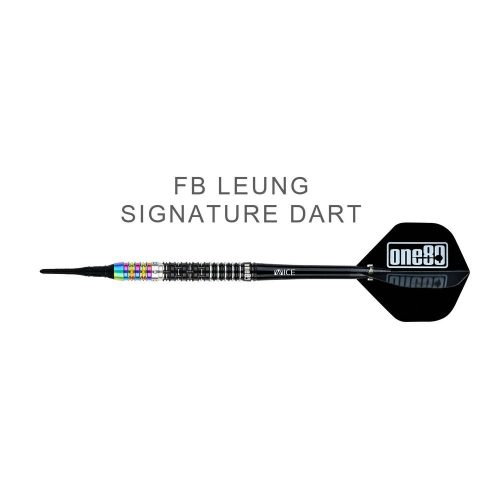 Darts szett soft One80 FB Leung Signature dart 20g, 90% wolfram