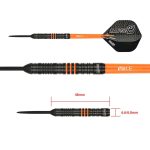 Darts szett steel One80 Raise B-OR, 21g, 80% wolfram