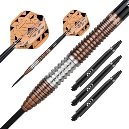 Darts szett steel One80 Luxor Gamma 21g, 90% wolfram