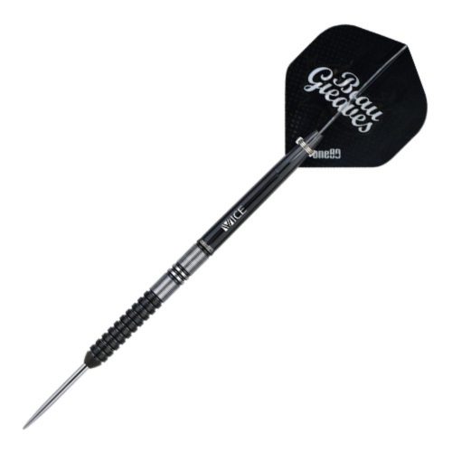 Darts szett steel One80 Beau Greaves VHD Black Edition 23g, 90% wolfram