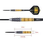 Darts szett steel One80 Gunner III, 23g, 90% wolfram