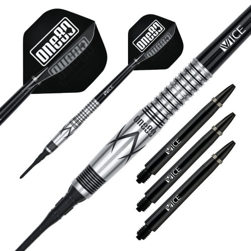 Dart szett soft ONE80 Kaori Miura black 20g 90% wolfram