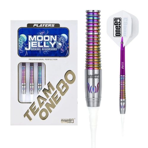 Darts szett One80 soft Mari Komori 18,5g Chameleon, 90% wolfram
