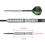 Darts szett One80 Panther-H steel 21g 80% wolfram