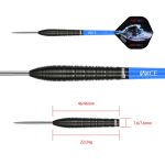 Darts szett One80 Night Hunter Silence steel 22g 90% wolfram