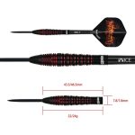 Darts szett One80 steel Wraith W04, 22g 90% wolfram