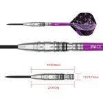 Darts szett steel One80 Jelle Klaasen V2 VHD 22g, 90% wolfram