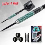 Darts szett steel One80 Ludo Le Mat 22g, 90% wolfram