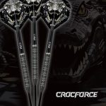 Darts szett steel One80 Crocforce CF1, 22g 90% wolfram
