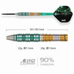 Darts szett steel One80 Rene Eidams V4, 22g 90% wolfram