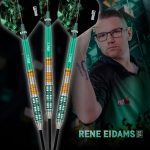 Darts szett steel One80 Rene Eidams V4, 22g 90% wolfram