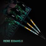 Darts szett steel One80 Rene Eidams V4, 22g 90% wolfram