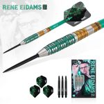 Darts szett steel One80 Rene Eidams V4, 22g 90% wolfram