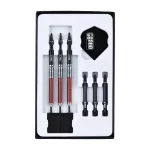 Darts szett steel One80 Alexis Toylo Coolcat II, 24g 90% wolfram
