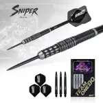 Darts szett steel One80 Luo Zhuolun Sniper, 22g 90% wolfram