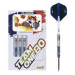 Darts szett steel One80 Kevin Chatte, 22g 90% wolfram