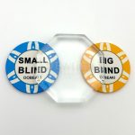 Pókerzseton készlet 500 db-os, számozott, Laser 11,5 grammos zsetonokkal, 100% plasztik kártyával